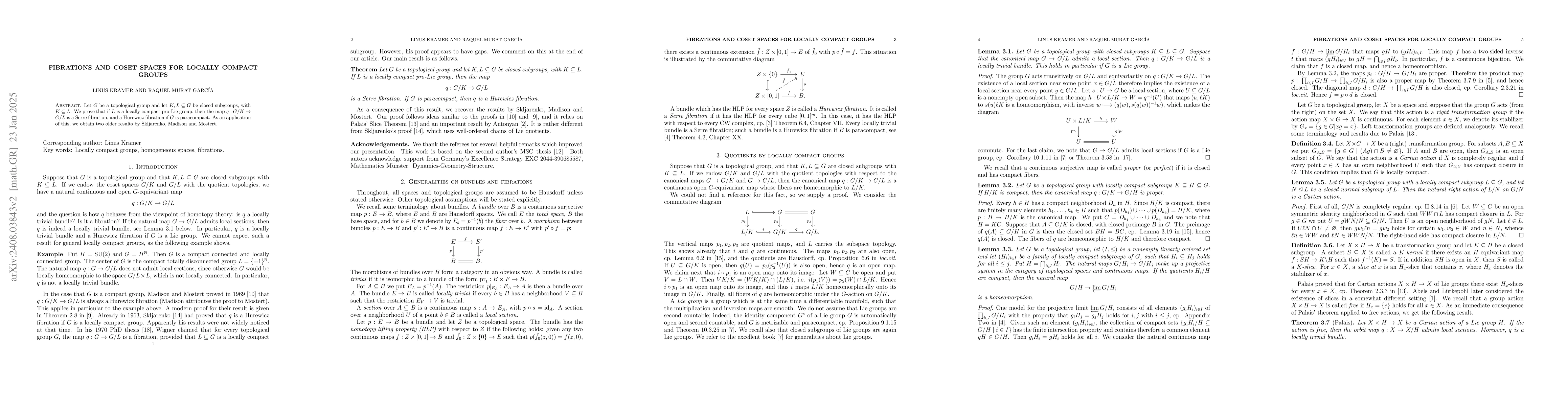 Thumbnail for Fibrations and coset spaces for locally compact groups