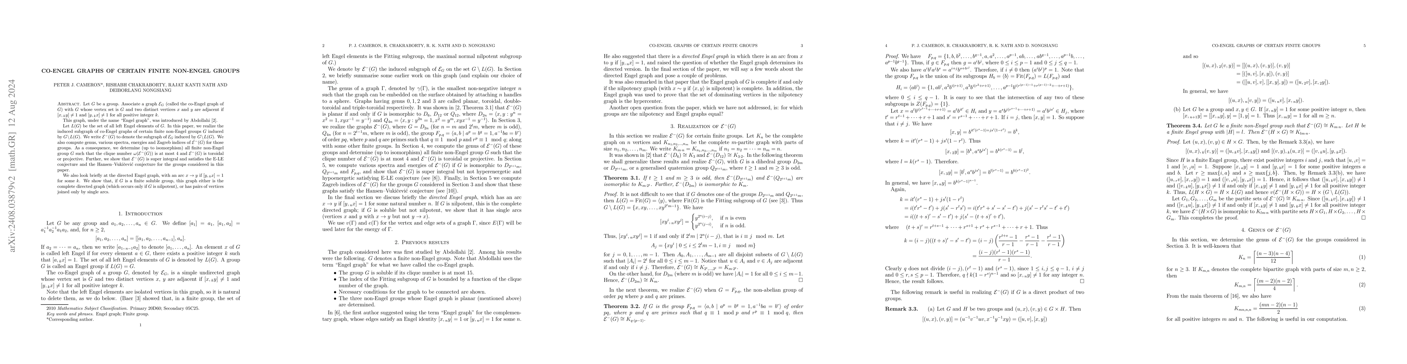 Thumbnail for Co-Engel graphs of certain finite non-Engel groups