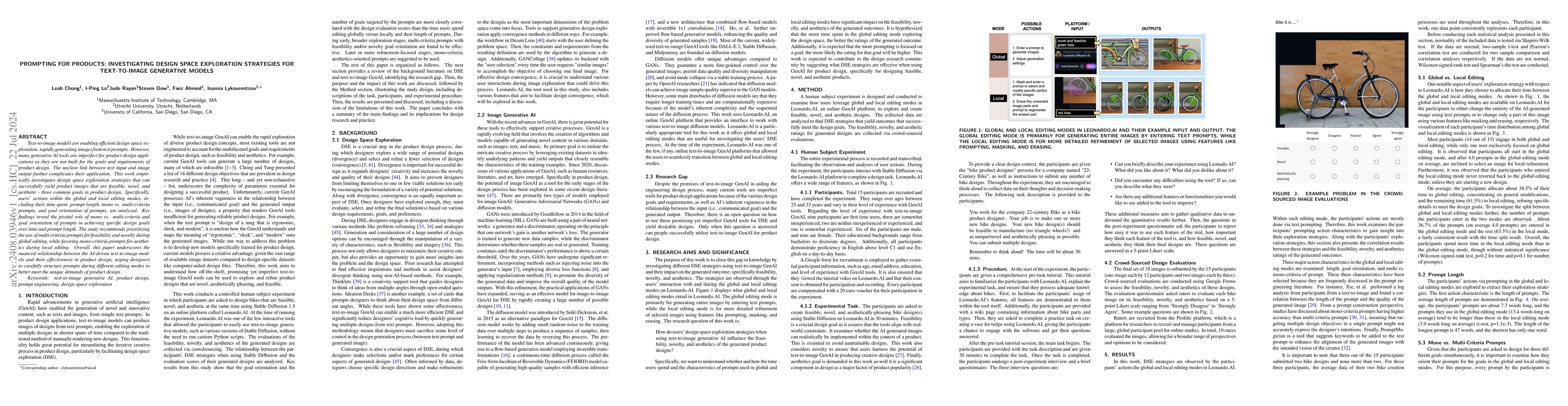 Thumbnail for Prompting for products: Investigating design space exploration
  strategies for text-to-image generative models