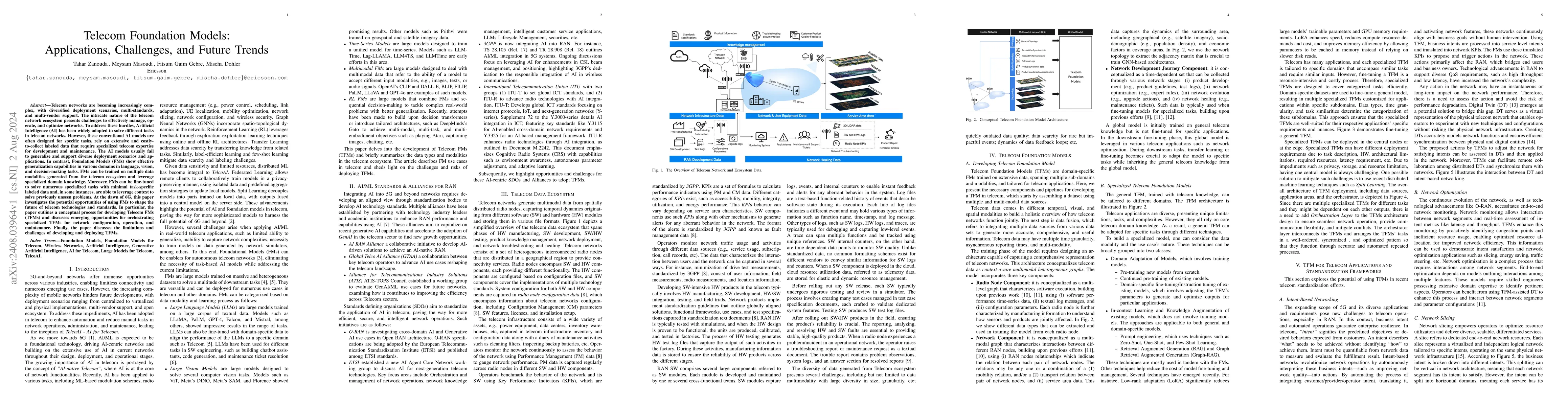 Thumbnail for Telecom Foundation Models: Applications, Challenges, and Future Trends