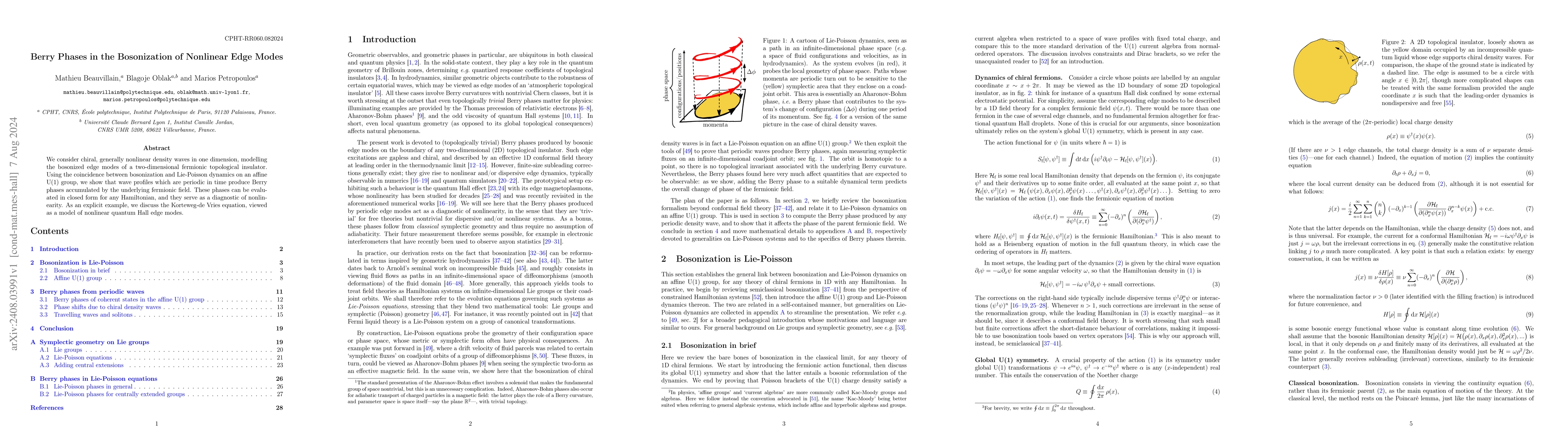 Thumbnail for Berry Phases in the Bosonization of Nonlinear Edge Modes