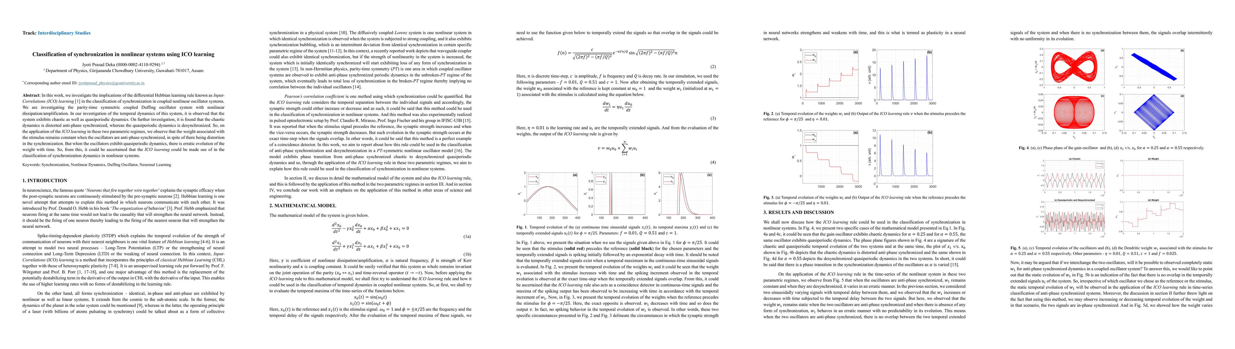 Thumbnail for Classification of synchronization in nonlinear systems using ICO
  learning