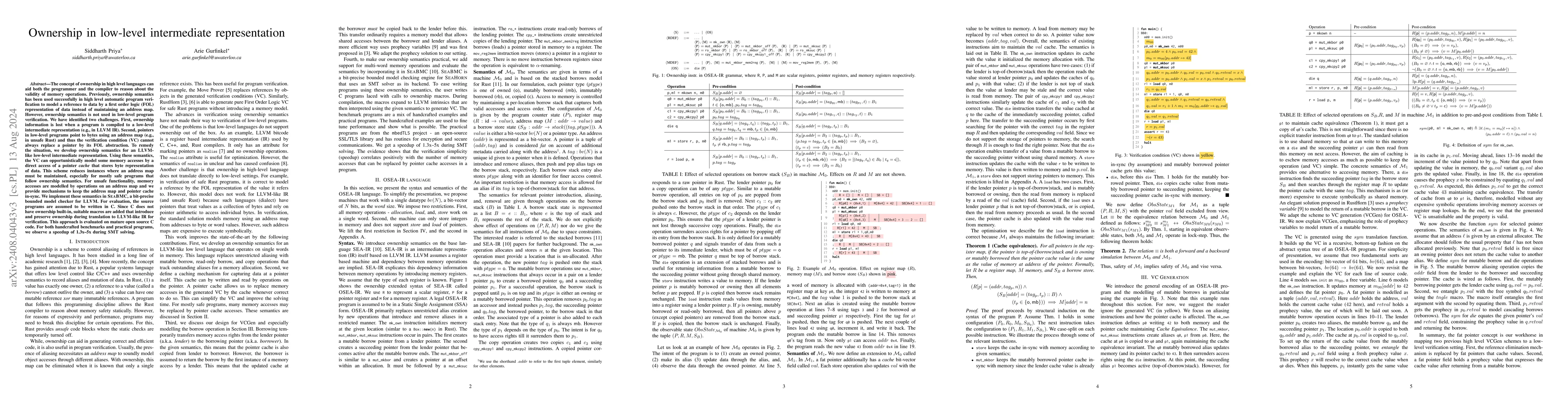 Thumbnail for Ownership in low-level intermediate representation