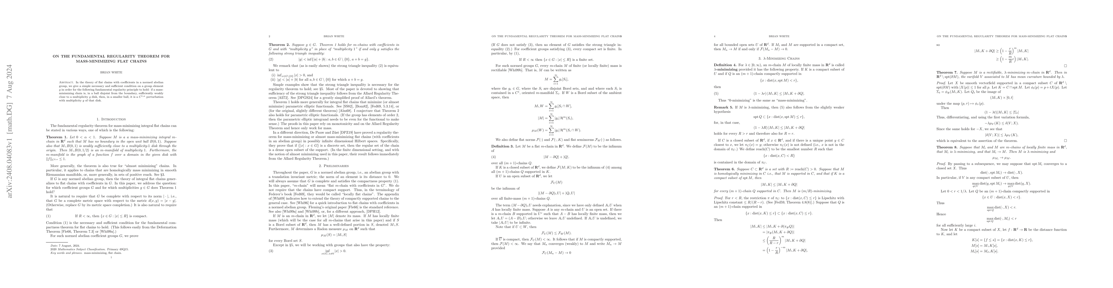 Thumbnail for On the fundamental regularity theorem for mass-minimizing flat chains