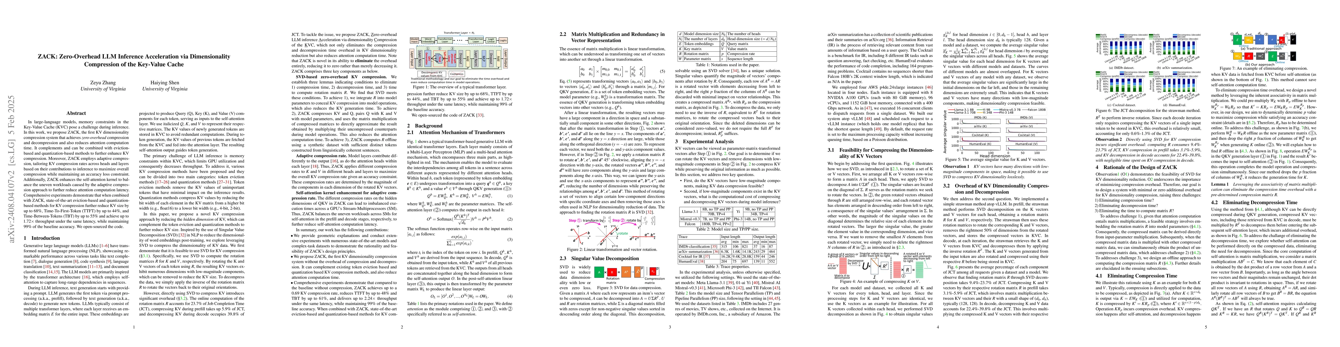 Thumbnail for Zero-Delay QKV Compression for Mitigating KV Cache and Network
  Bottlenecks in LLM Inference