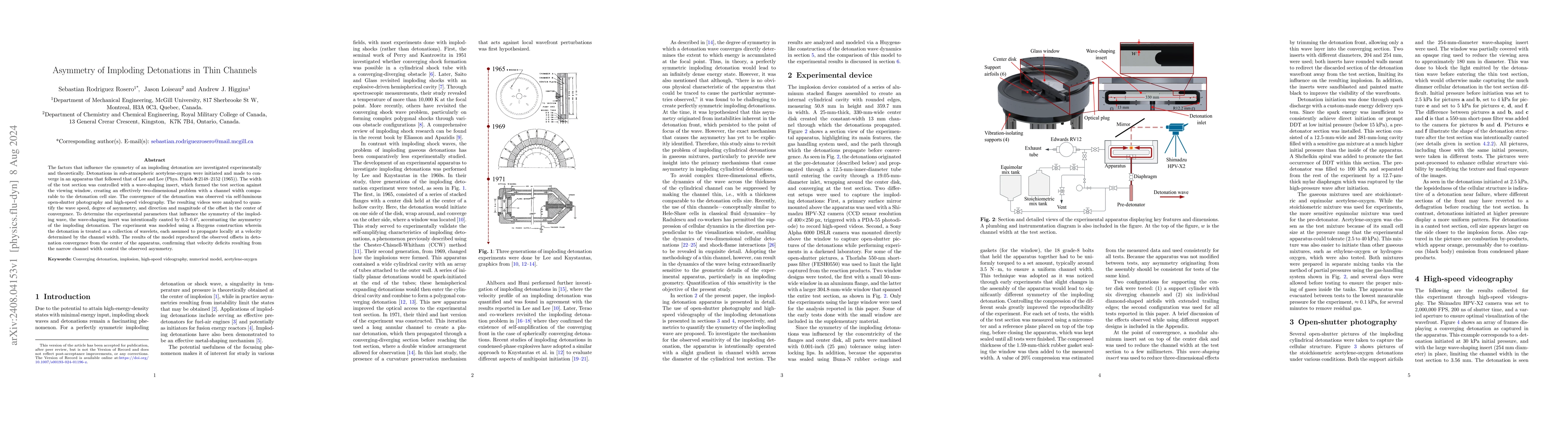 Thumbnail for Asymmetry of imploding detonations in thin channels