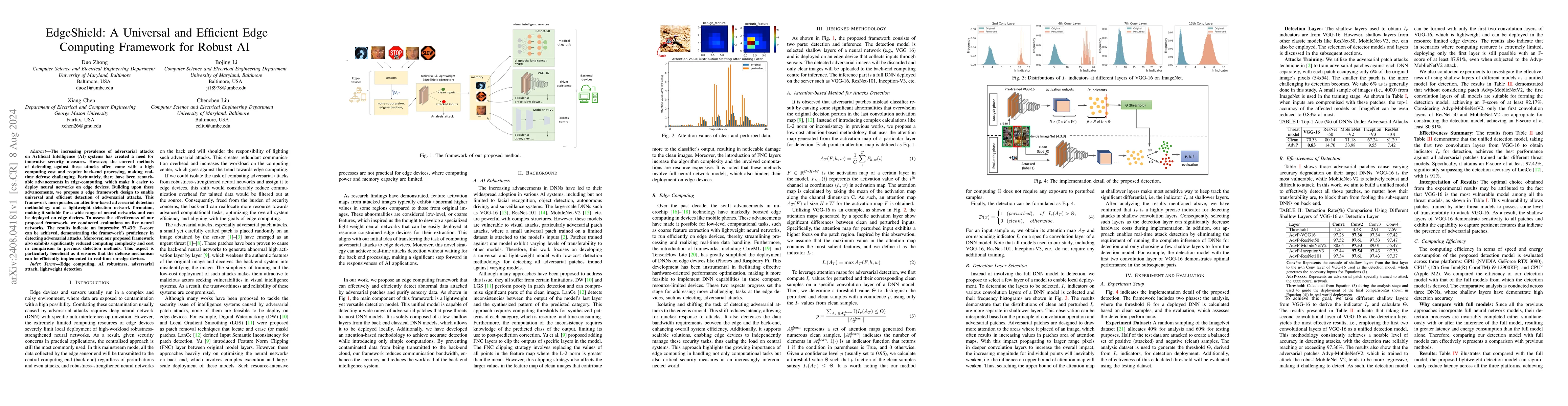 Thumbnail for EdgeShield: A Universal and Efficient Edge Computing Framework for
  Robust AI