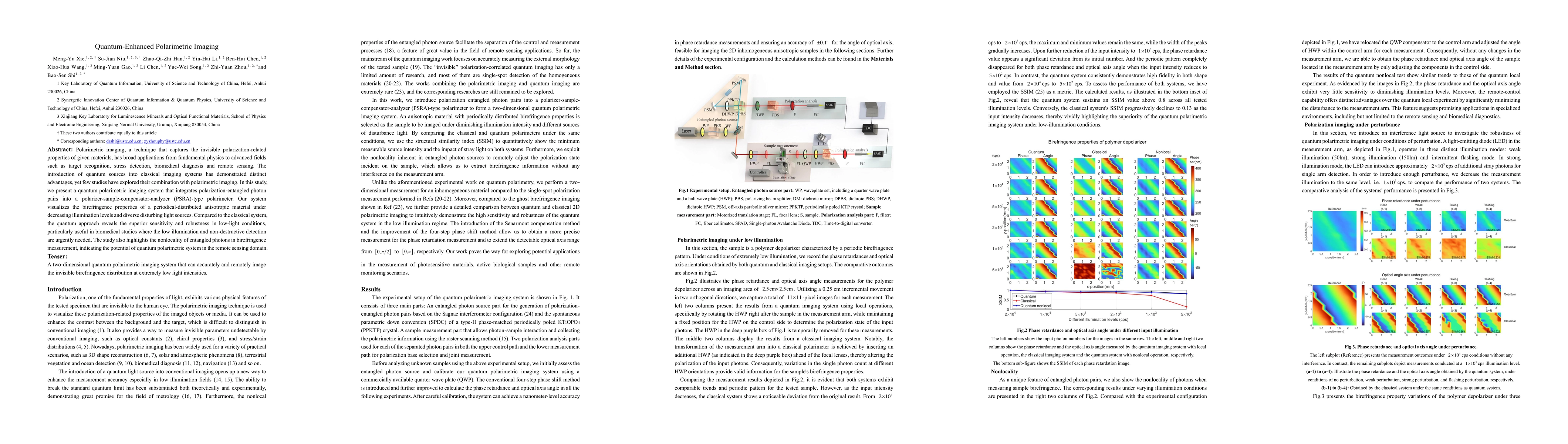 Thumbnail for Quantum-Enhanced Polarimetric Imaging