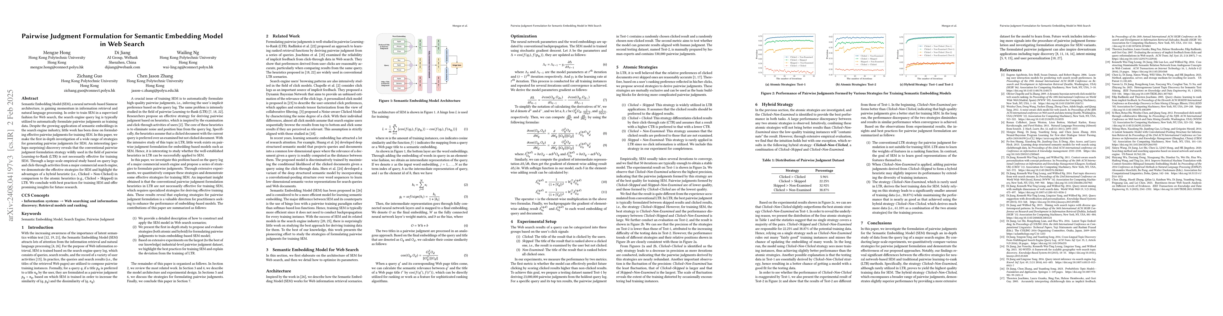 Thumbnail for Pairwise Judgment Formulation for Semantic Embedding Model in Web Search