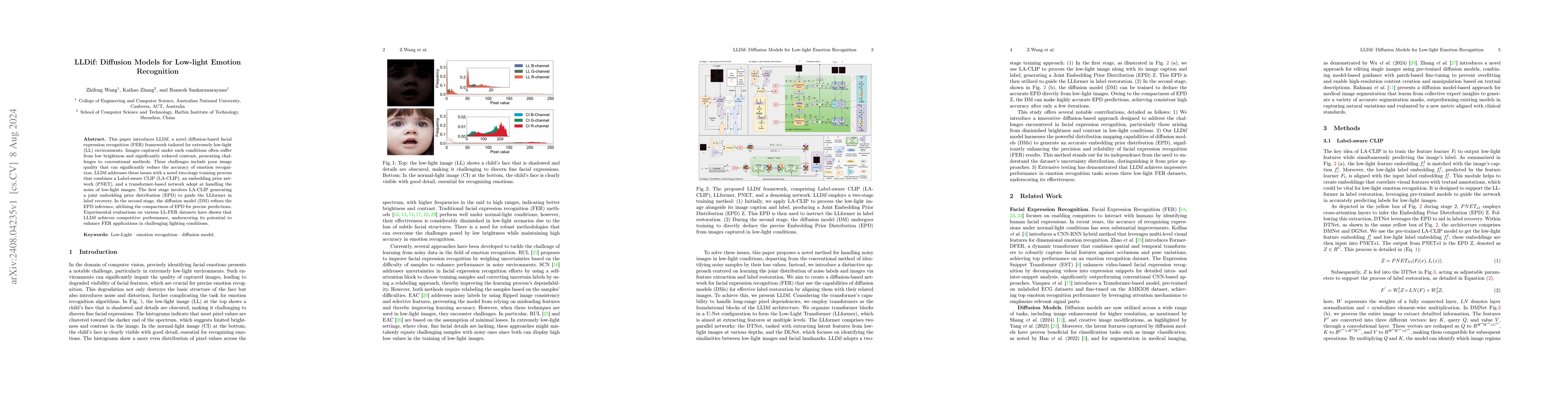 Thumbnail for LLDif: Diffusion Models for Low-light Emotion Recognition