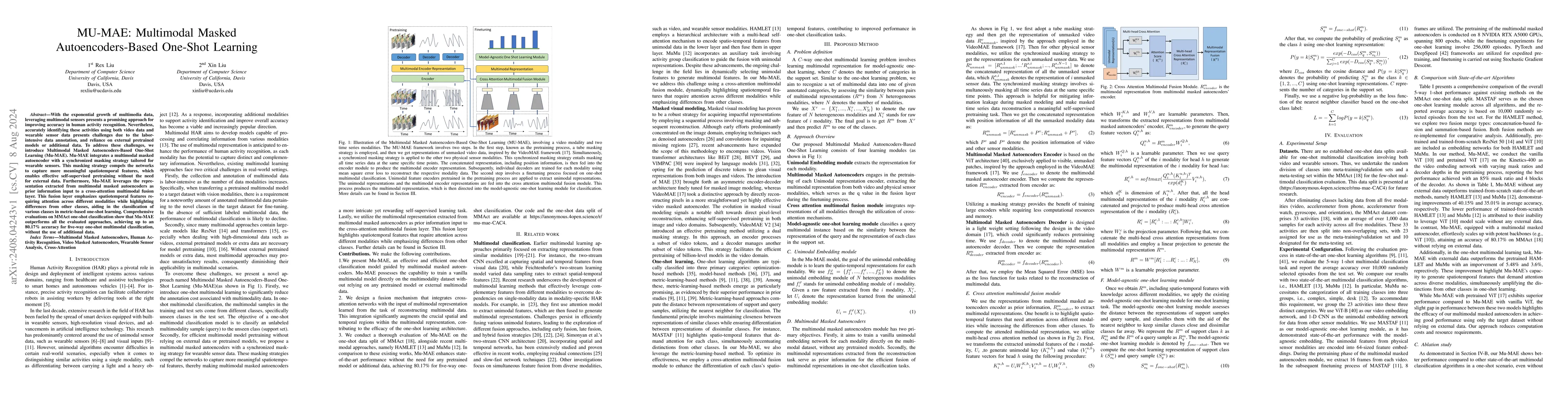 Thumbnail for MU-MAE: Multimodal Masked Autoencoders-Based One-Shot Learning