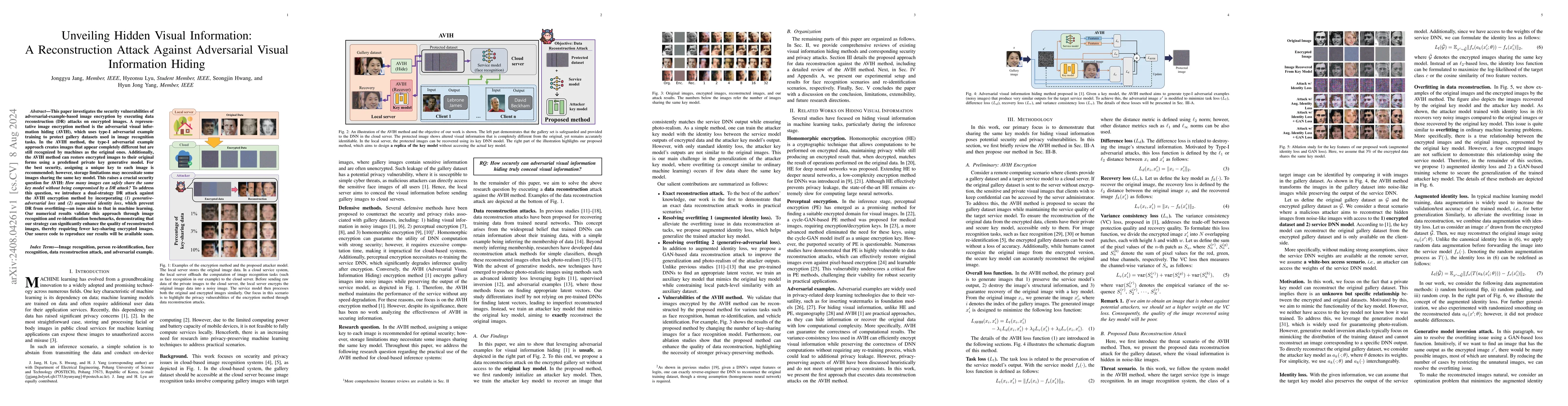 Thumbnail for Unveiling Hidden Visual Information: A Reconstruction Attack Against
  Adversarial Visual Information Hiding