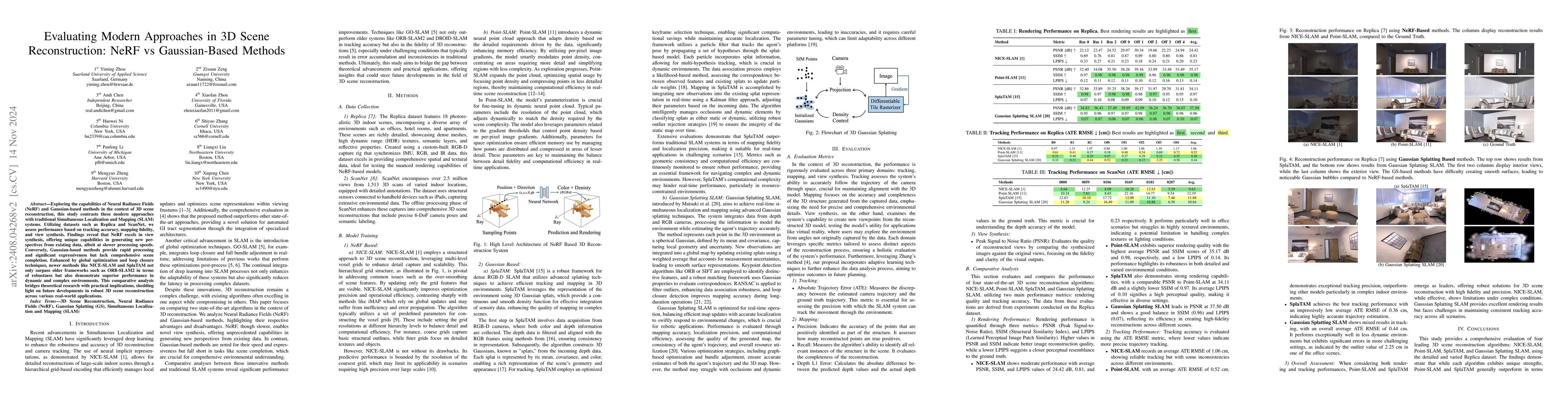Thumbnail for Evaluating Modern Approaches in 3D Scene Reconstruction: NeRF vs
  Gaussian-Based Methods