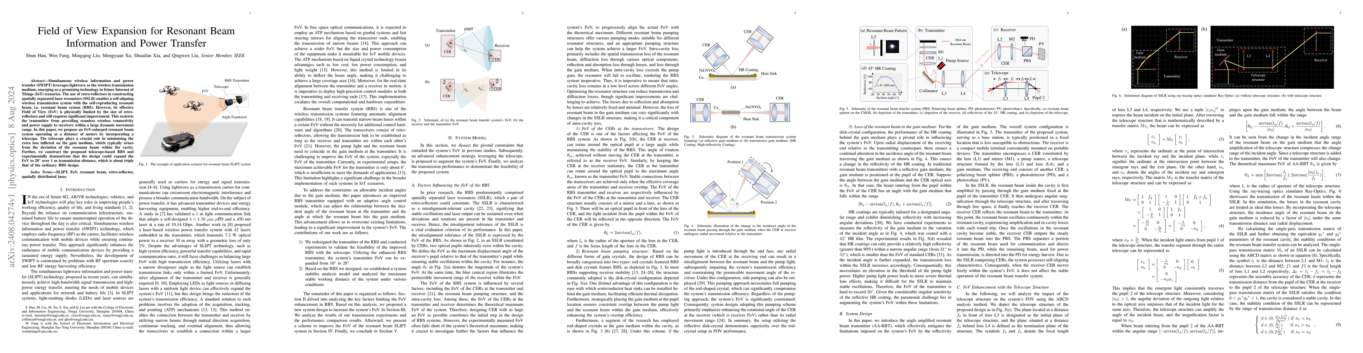 Thumbnail for Field of View Expansion for Resonant Beam Information and Power Transfer