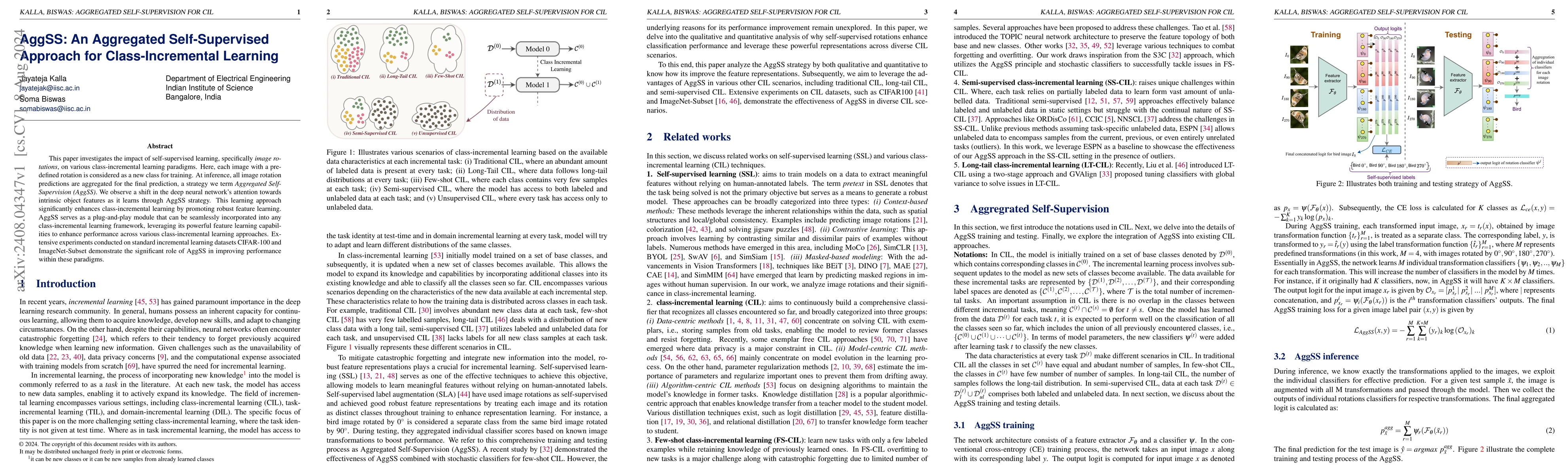 Thumbnail for AggSS: An Aggregated Self-Supervised Approach for Class-Incremental
  Learning