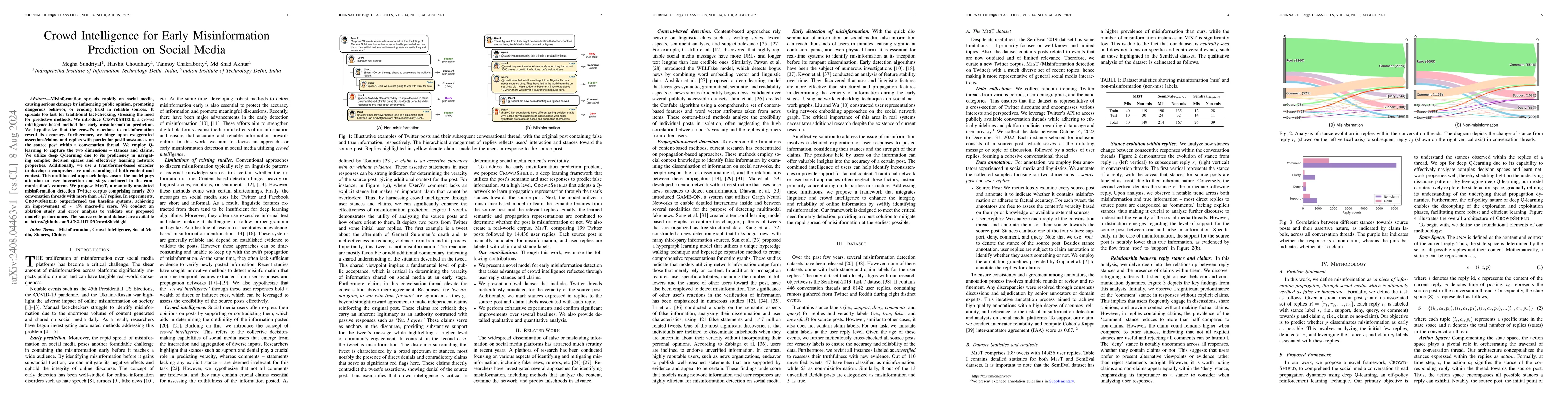 Thumbnail for Crowd Intelligence for Early Misinformation Prediction on Social Media