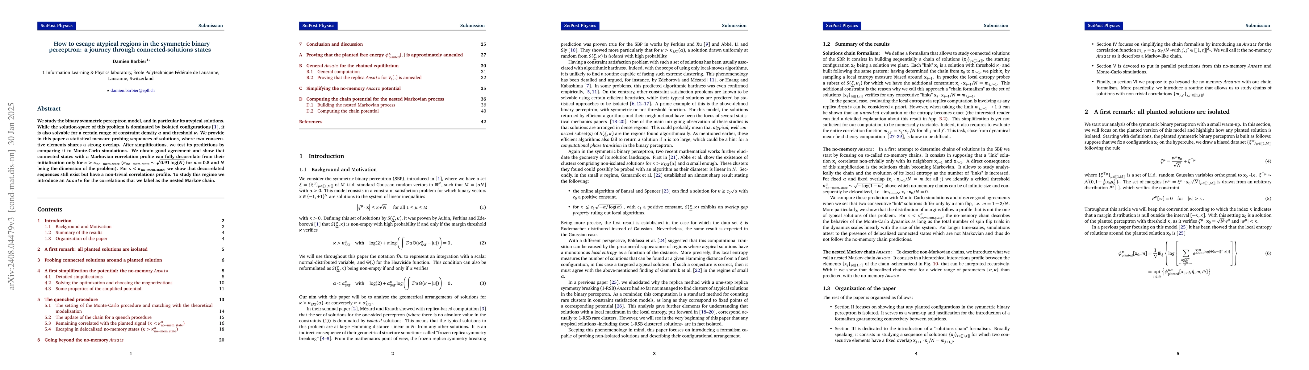 Thumbnail for How to escape atypical regions in the symmetric binary perceptron: a
  journey through connected-solutions states