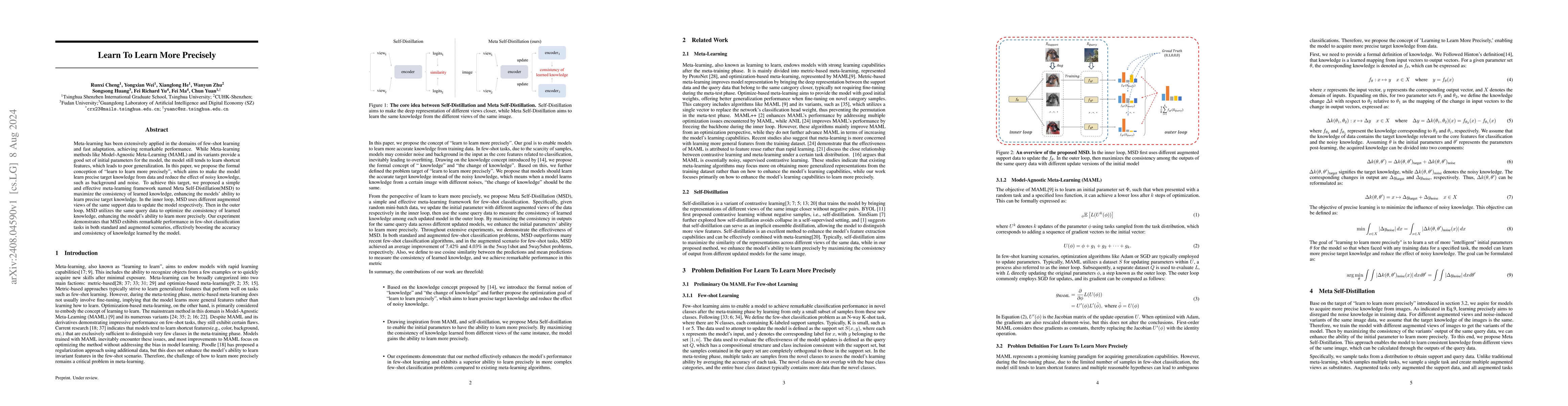 Thumbnail for Learn To Learn More Precisely