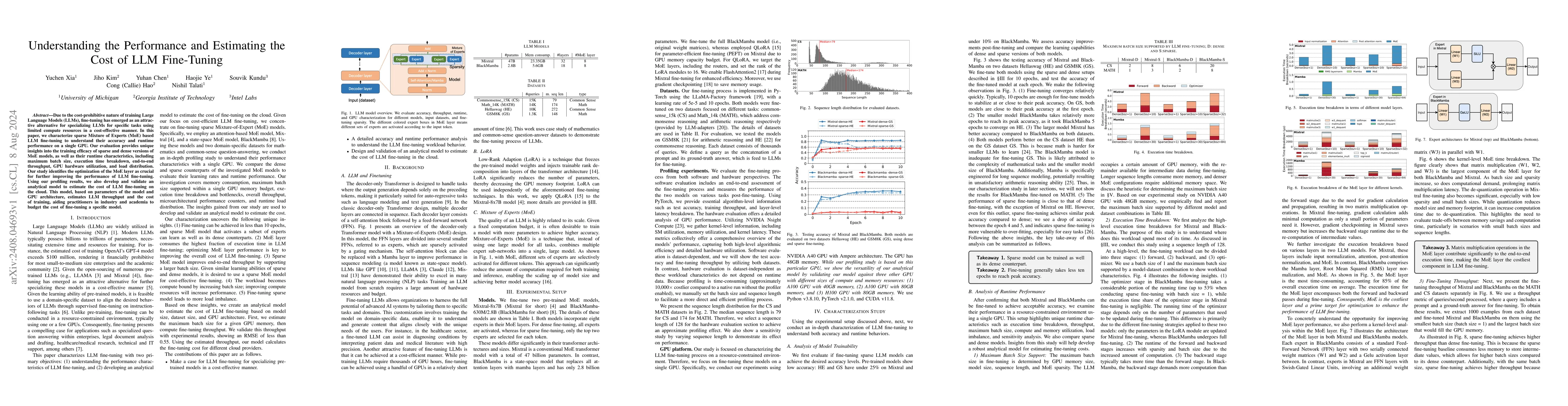 Thumbnail for Understanding the Performance and Estimating the Cost of LLM Fine-Tuning