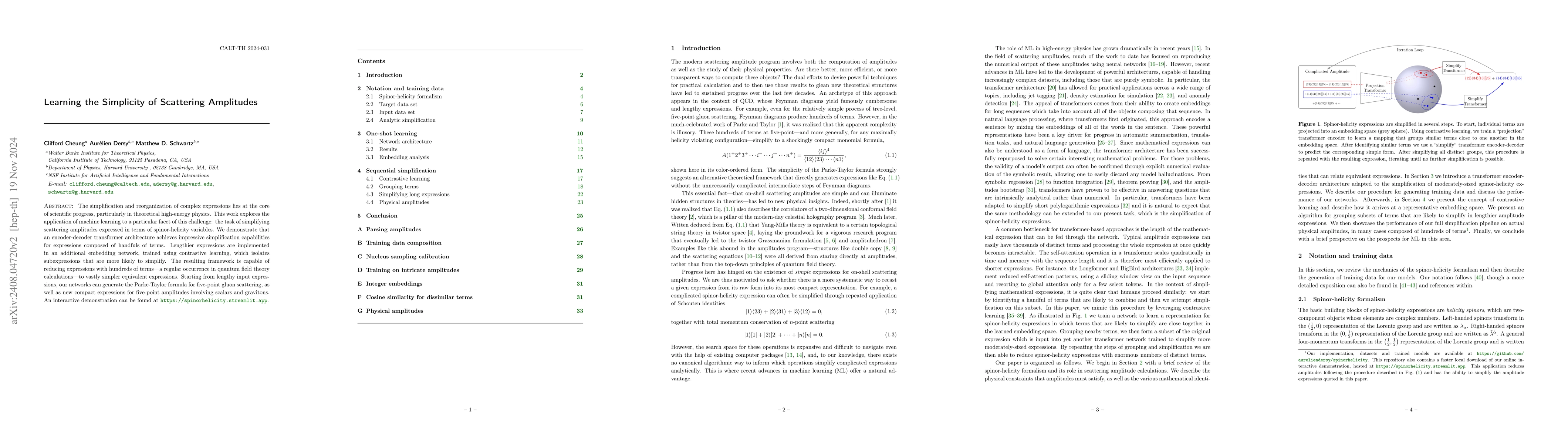 Thumbnail for Learning the Simplicity of Scattering Amplitudes
