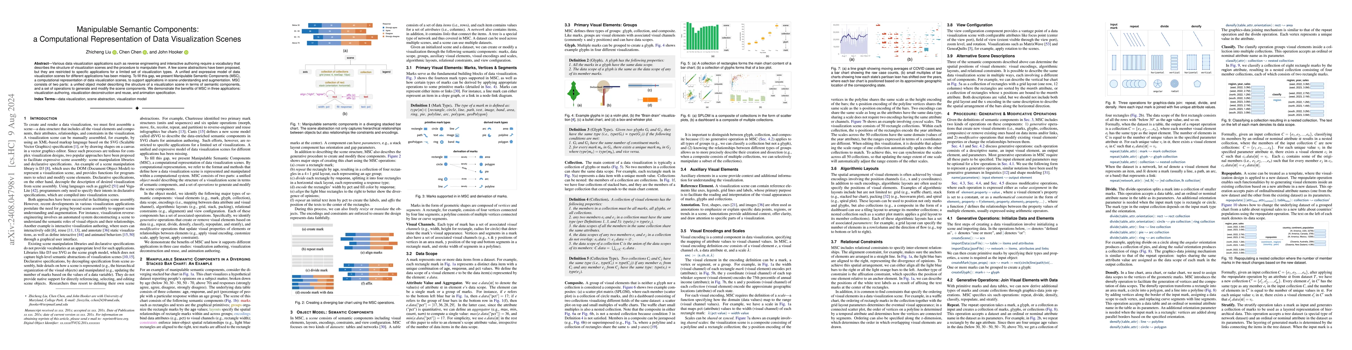 Thumbnail for Manipulable Semantic Components: a Computational Representation of Data
  Visualization Scenes