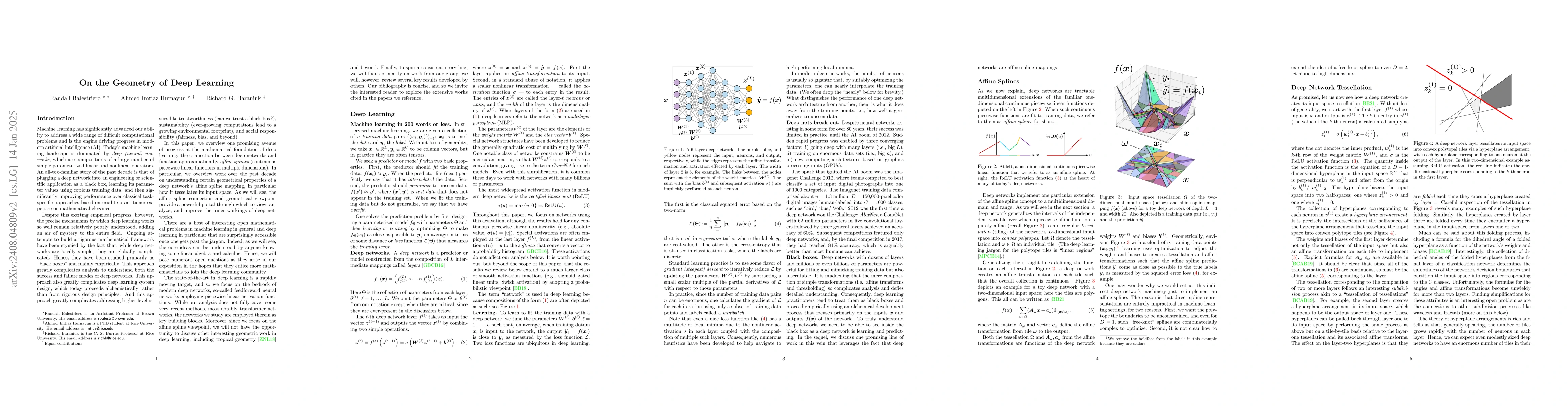 Thumbnail for On the Geometry of Deep Learning