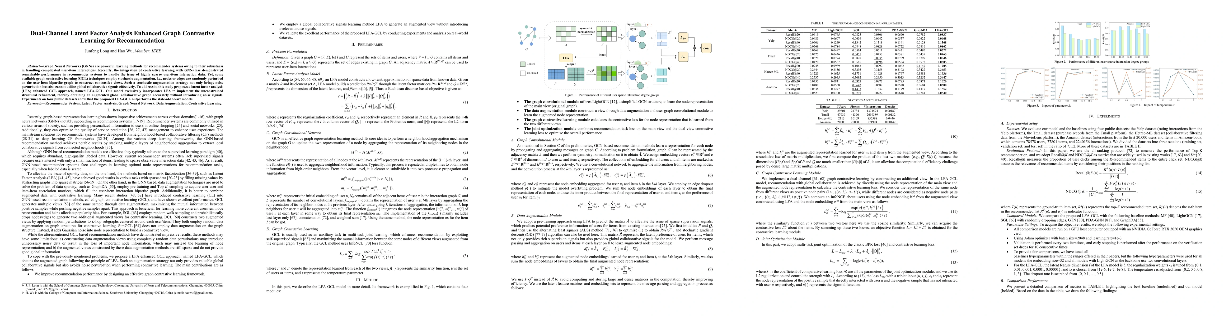 Thumbnail for Dual-Channel Latent Factor Analysis Enhanced Graph Contrastive Learning
  for Recommendation