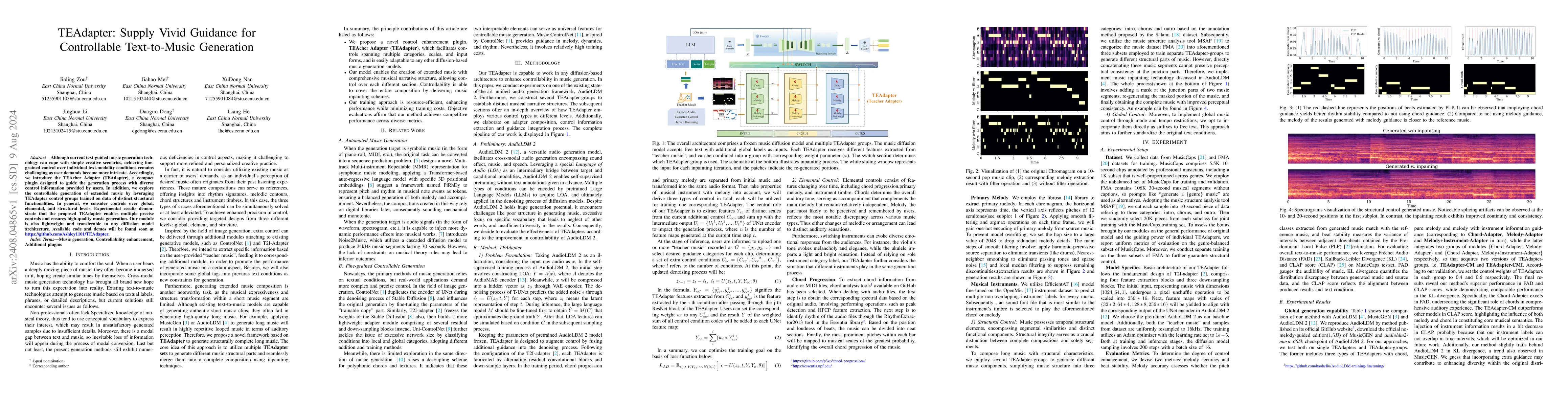Thumbnail for TEAdapter: Supply abundant guidance for controllable text-to-music
  generation