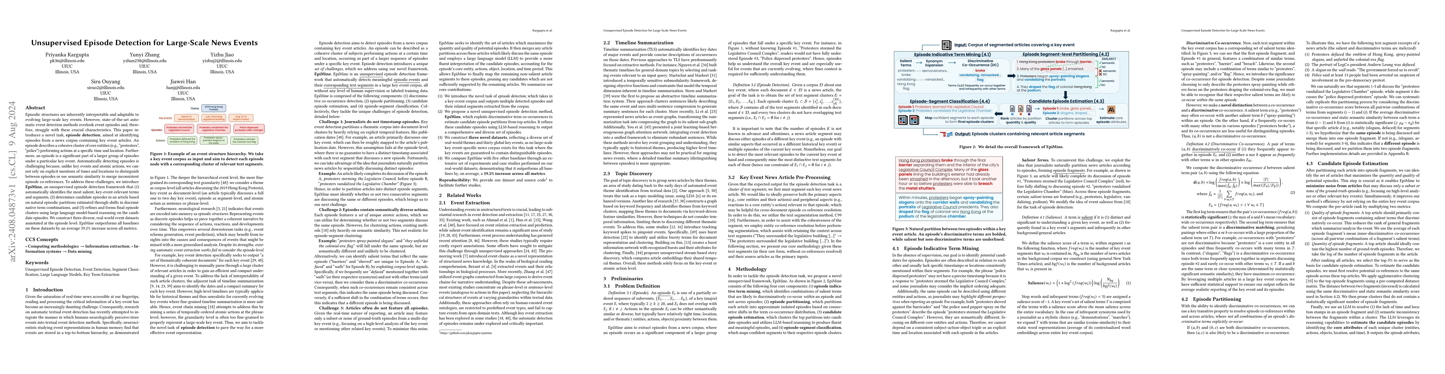 Thumbnail for Unsupervised Episode Detection for Large-Scale News Events