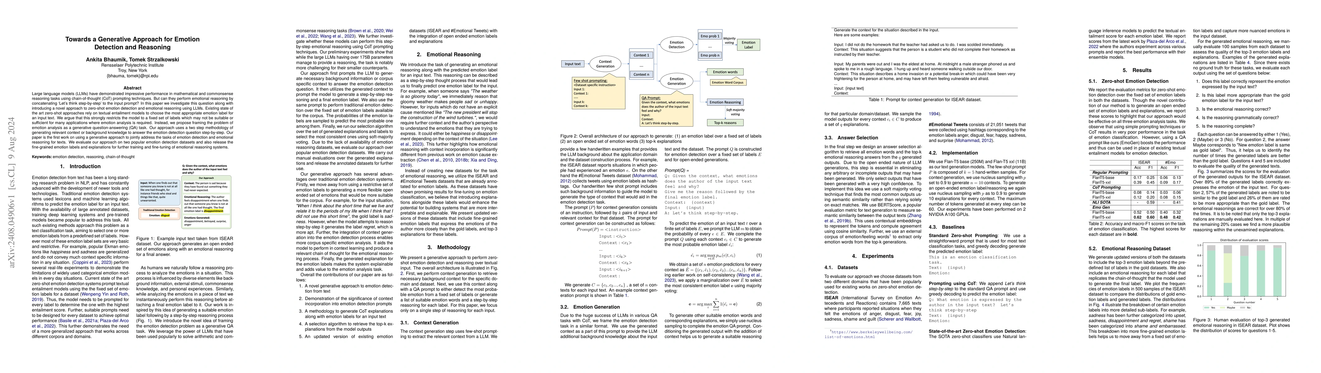 Thumbnail for Towards a Generative Approach for Emotion Detection and Reasoning