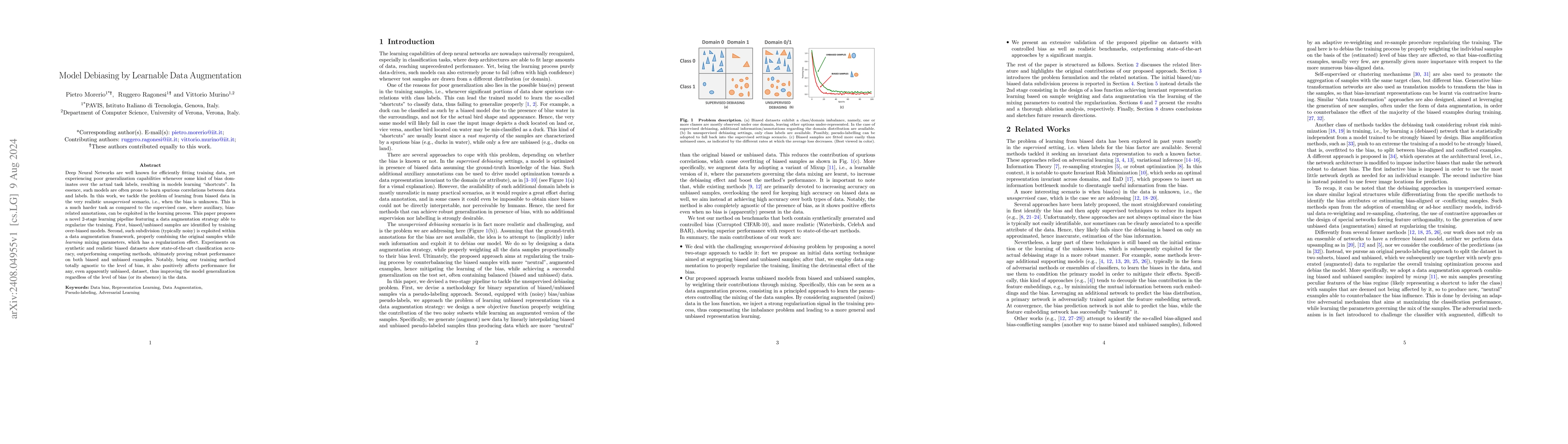 Thumbnail for Model Debiasing by Learnable Data Augmentation
