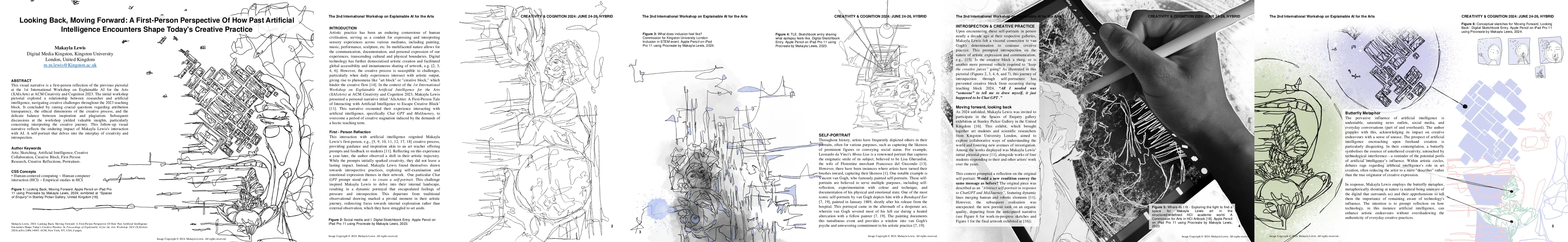 Thumbnail for Looking Back, Moving Forward: A First-Person Perspective Of How Past
  Artificial Intelligence Encounters Shape Today's Creative Practice