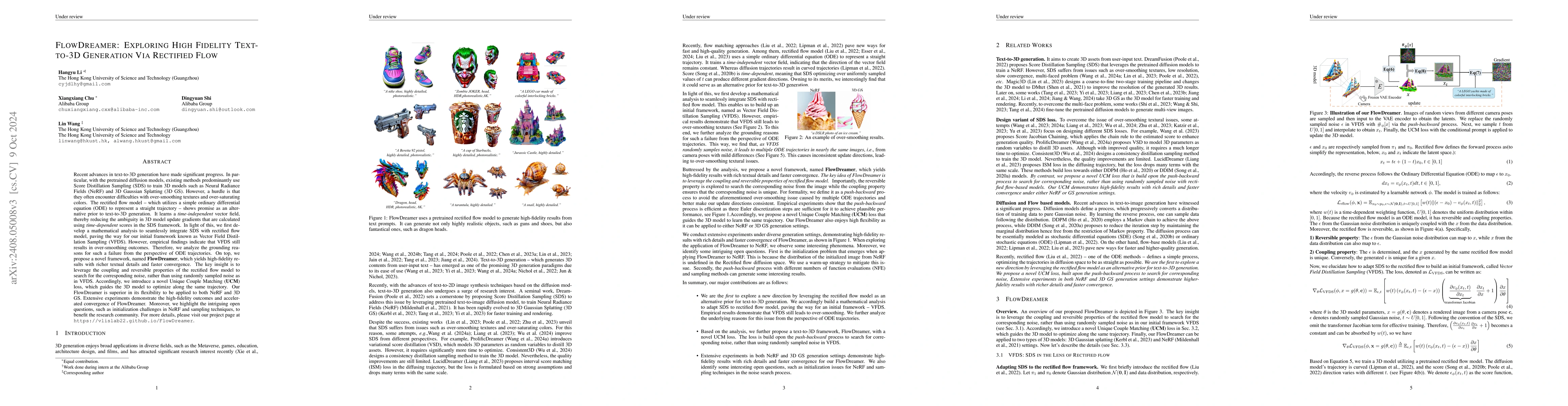 Thumbnail for DreamCouple: Exploring High Quality Text-to-3D Generation Via Rectified
  Flow