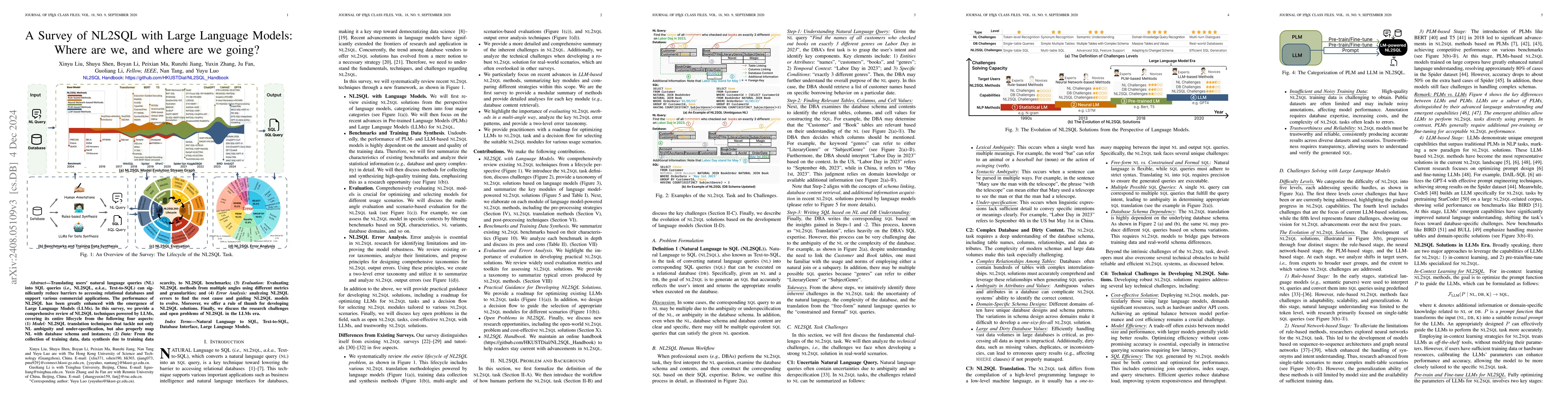 Thumbnail for A Survey of NL2SQL with Large Language Models: Where are we, and where
  are we going?