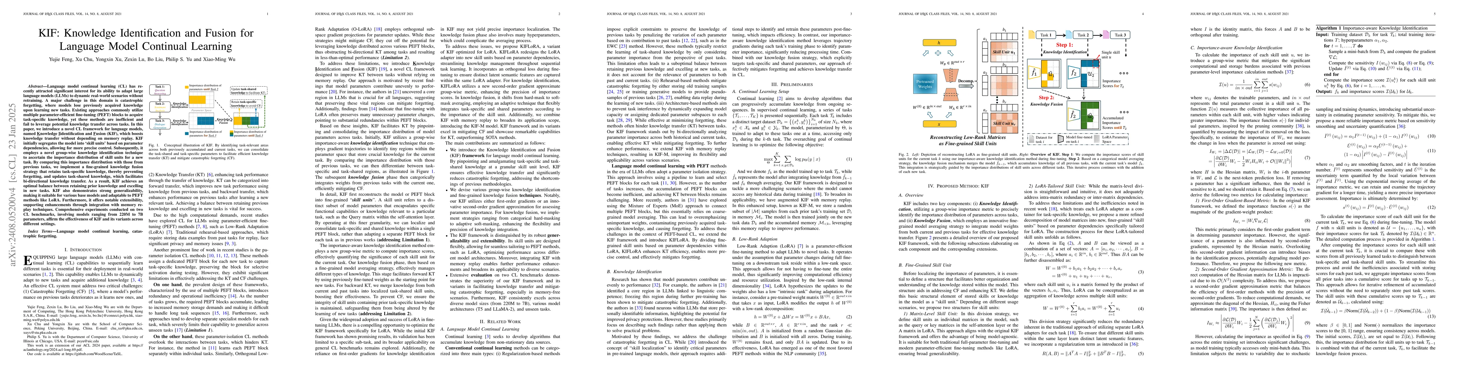 Thumbnail for TaSL: Task Skill Localization and Consolidation for Language Model
  Continual Learning