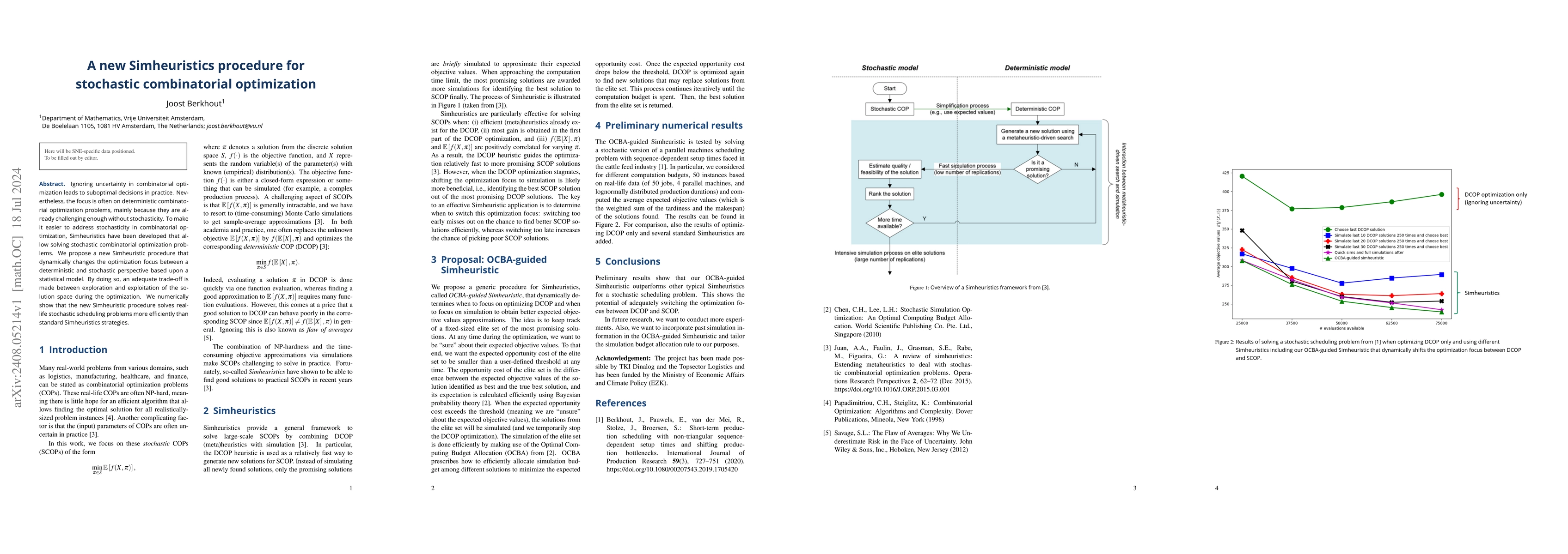 Thumbnail for A new Simheuristics procedure for stochastic combinatorial optimization