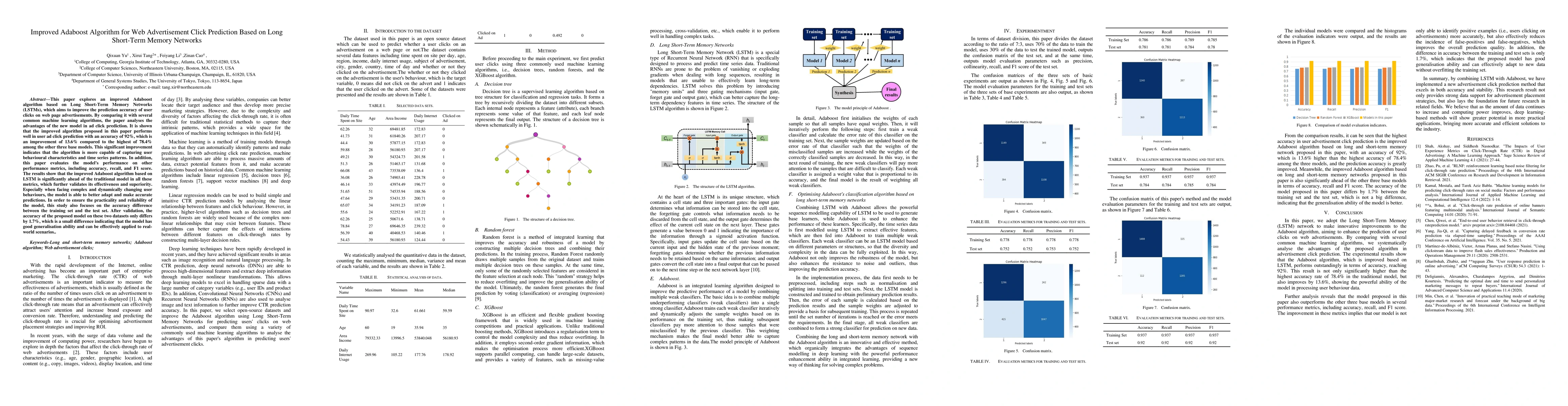 Thumbnail for Improved Adaboost Algorithm for Web Advertisement Click Prediction Based
  on Long Short-Term Memory Networks