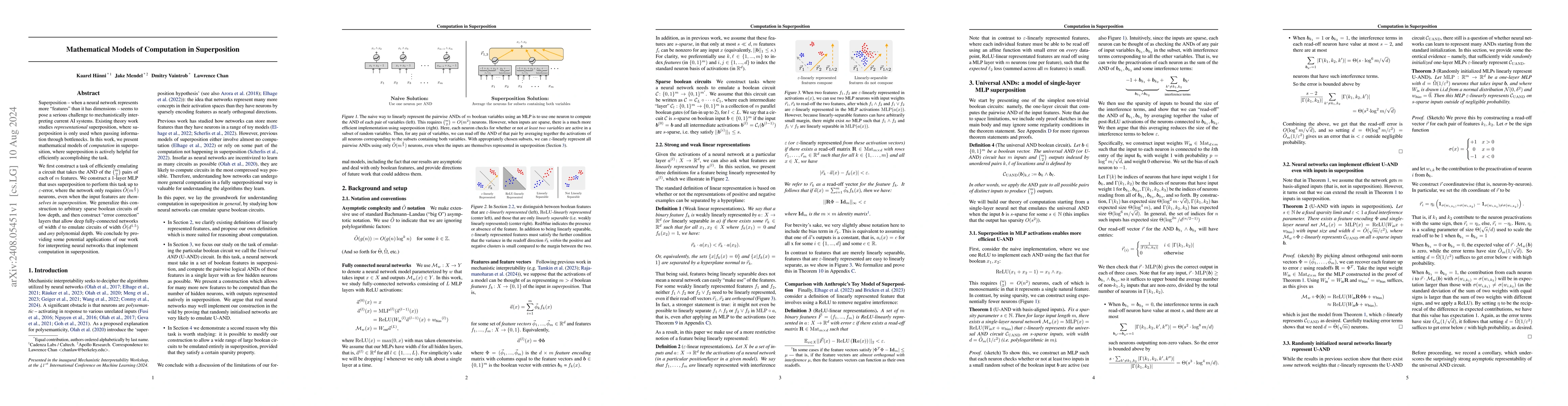 Thumbnail for Mathematical Models of Computation in Superposition