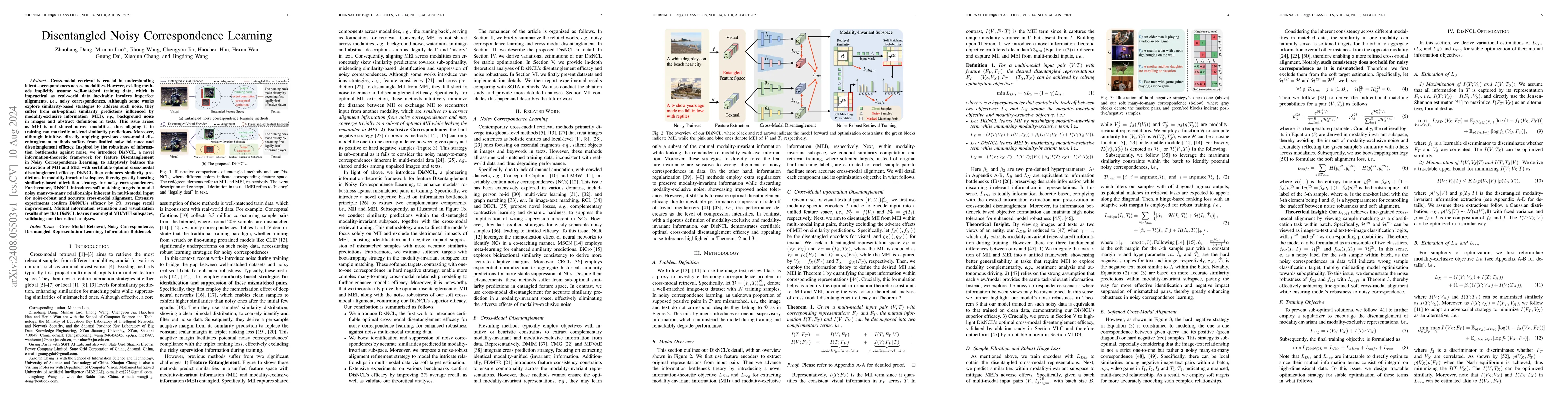 Thumbnail for Disentangled Noisy Correspondence Learning