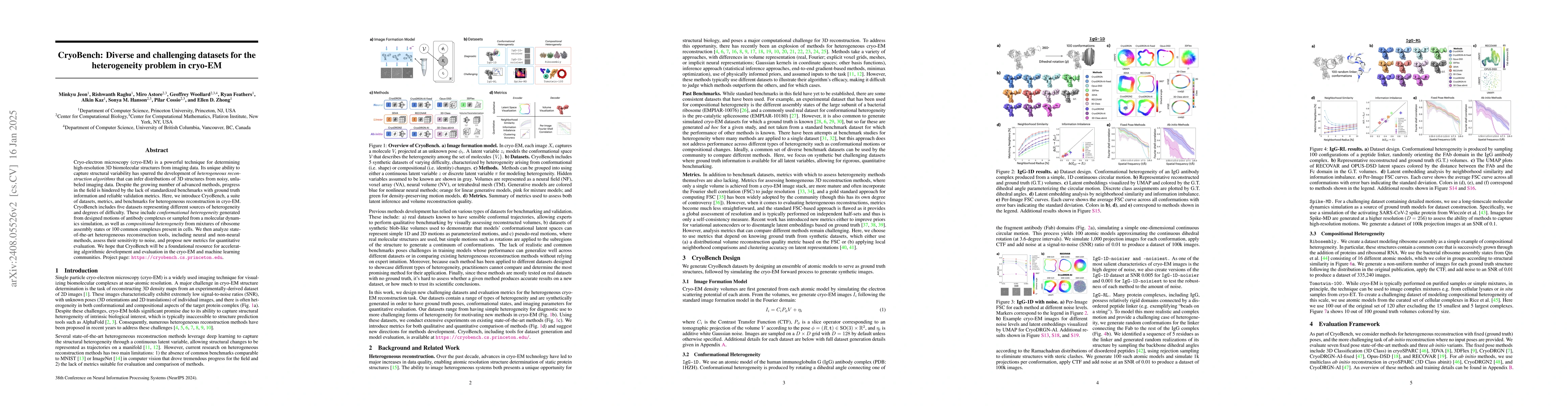 Thumbnail for CryoBench: Diverse and challenging datasets for the heterogeneity
  problem in cryo-EM