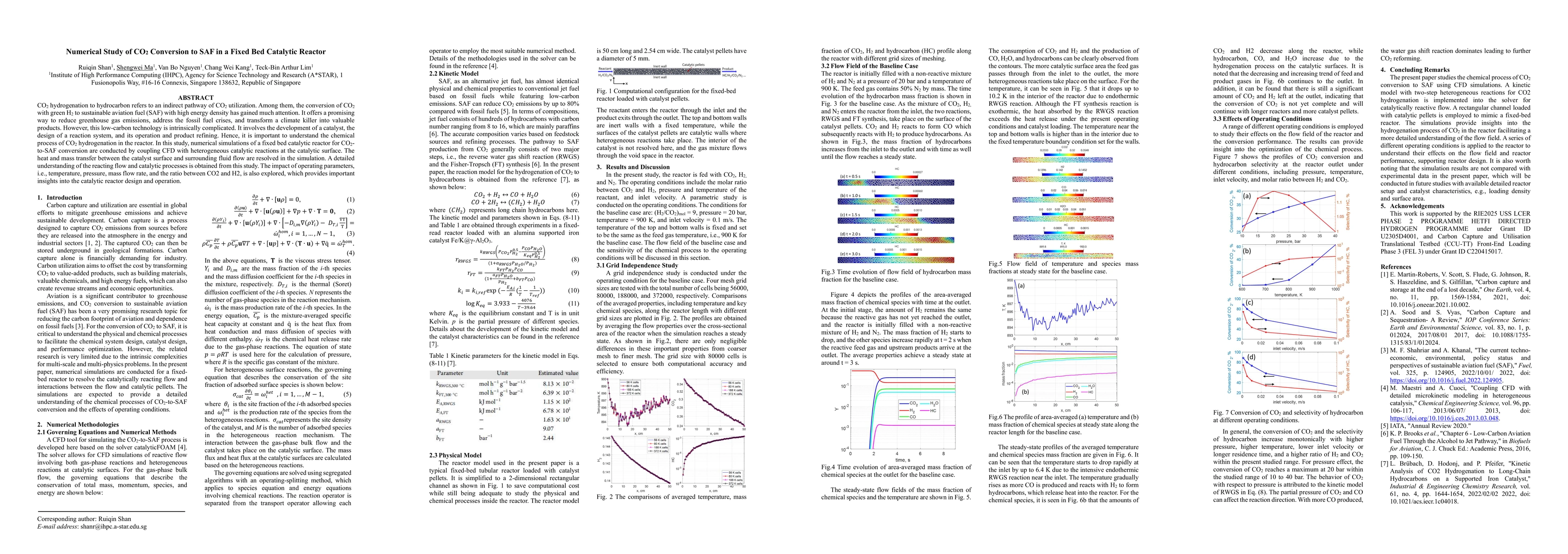 Thumbnail for Numerical Study of CO2 Conversion to SAF in a Fixed Bed Catalytic
  Reactor