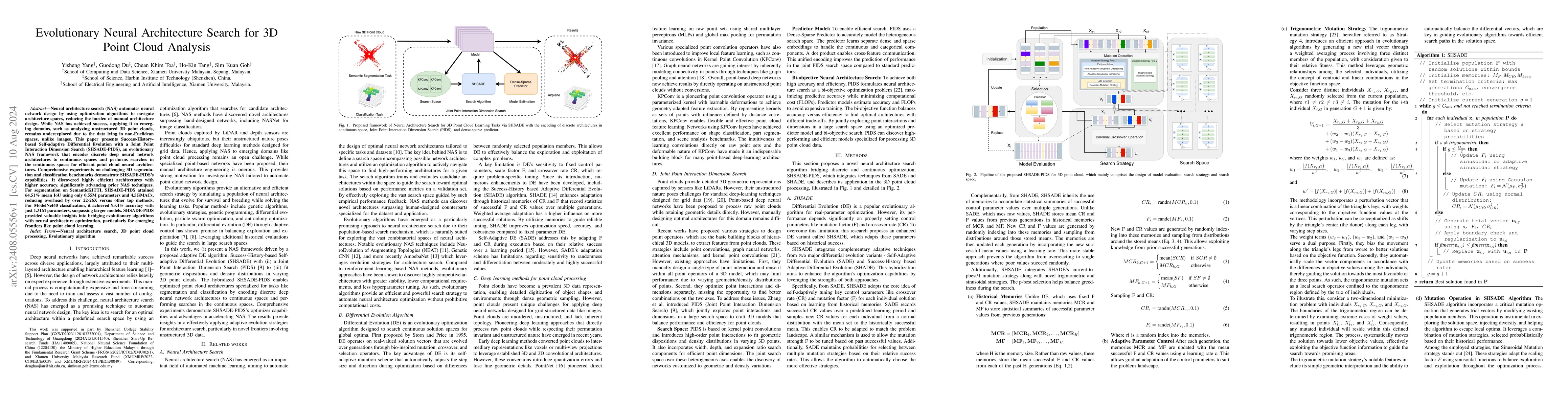 Thumbnail for Evolutionary Neural Architecture Search for 3D Point Cloud Analysis