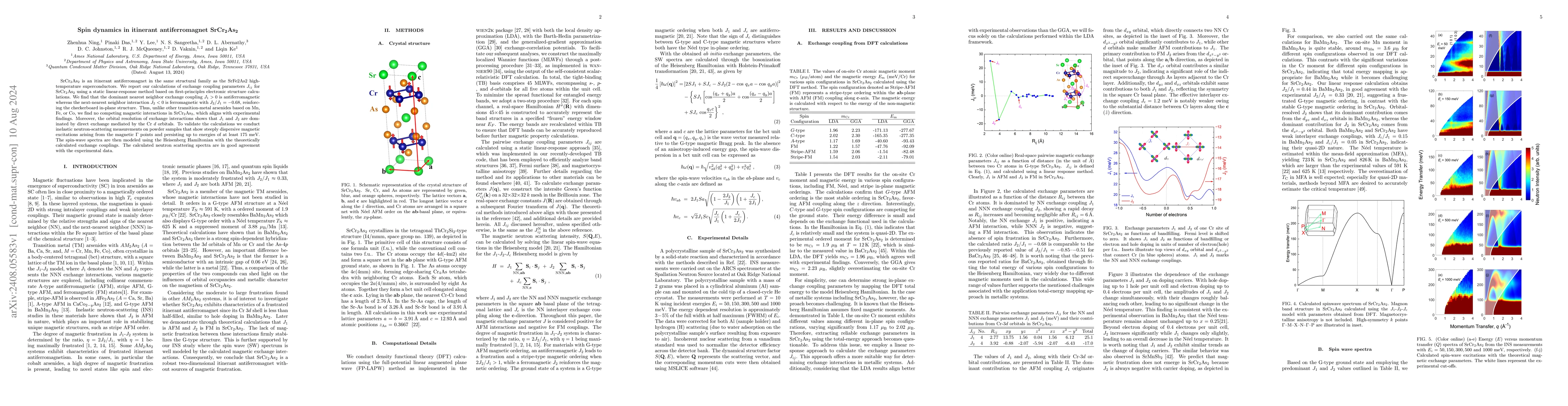 Thumbnail for Spin dynamics in itinerant antiferromagnet ${\rm\bf SrCr_2As_2}$