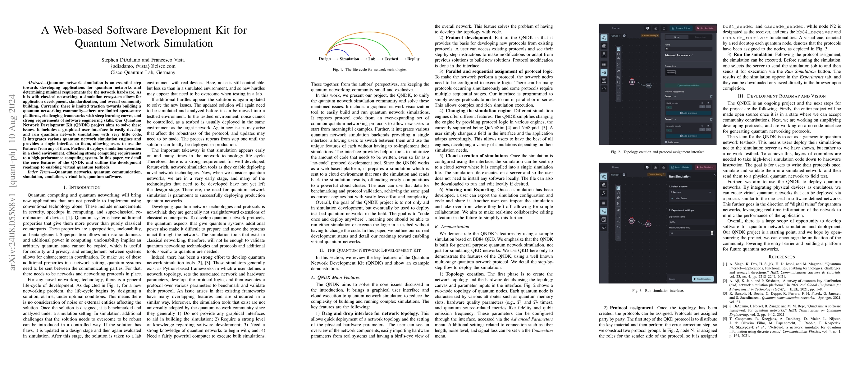 Thumbnail for A Web-based Software Development Kit for Quantum Network Simulation