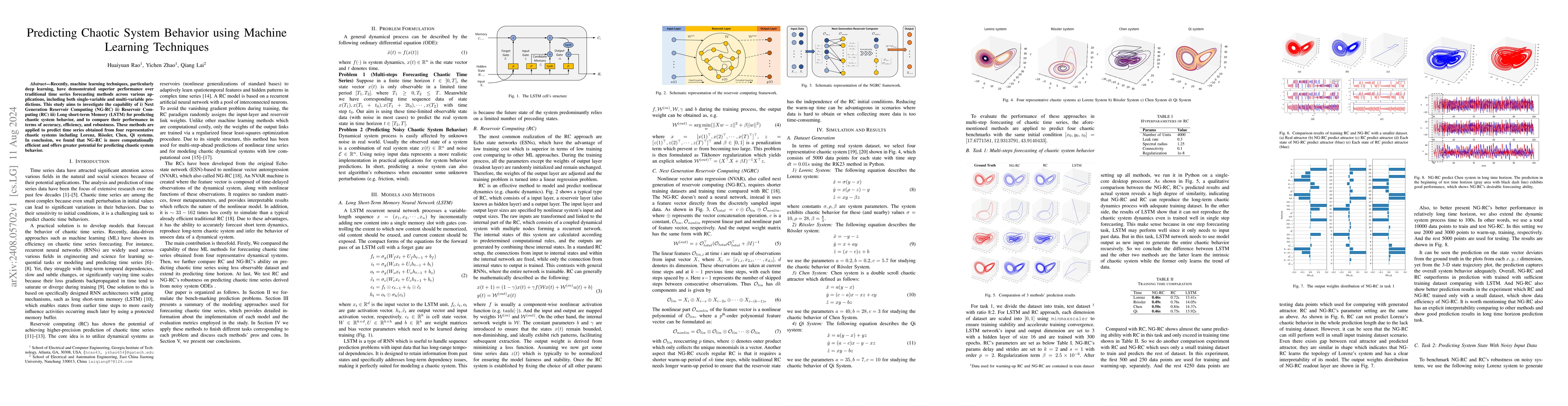 Thumbnail for Predicting Chaotic System Behavior using Machine Learning Techniques