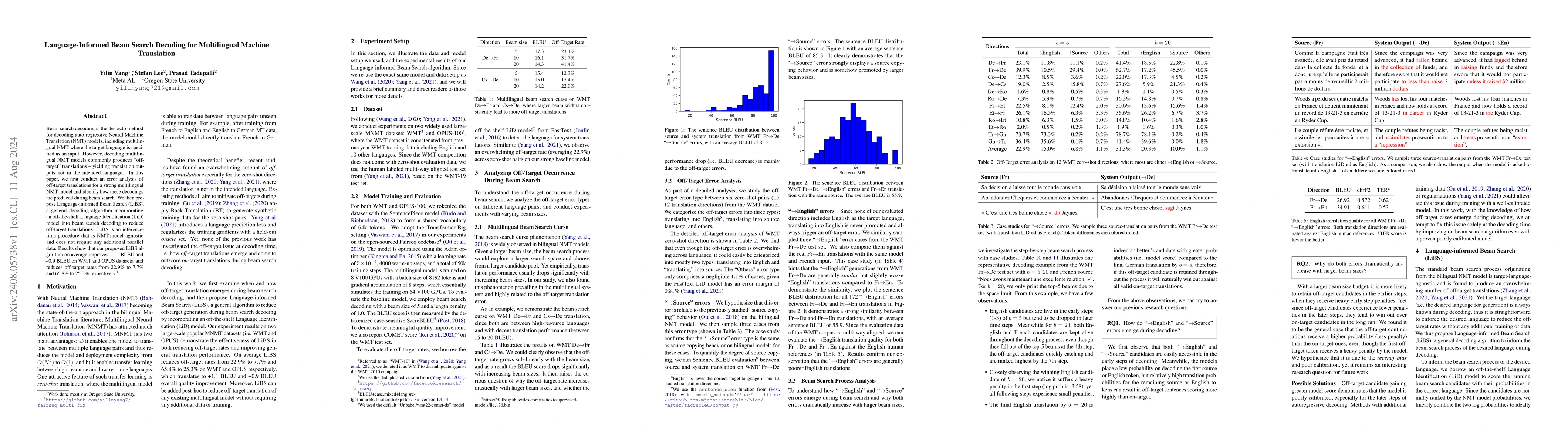 Thumbnail for Language-Informed Beam Search Decoding for Multilingual Machine
  Translation