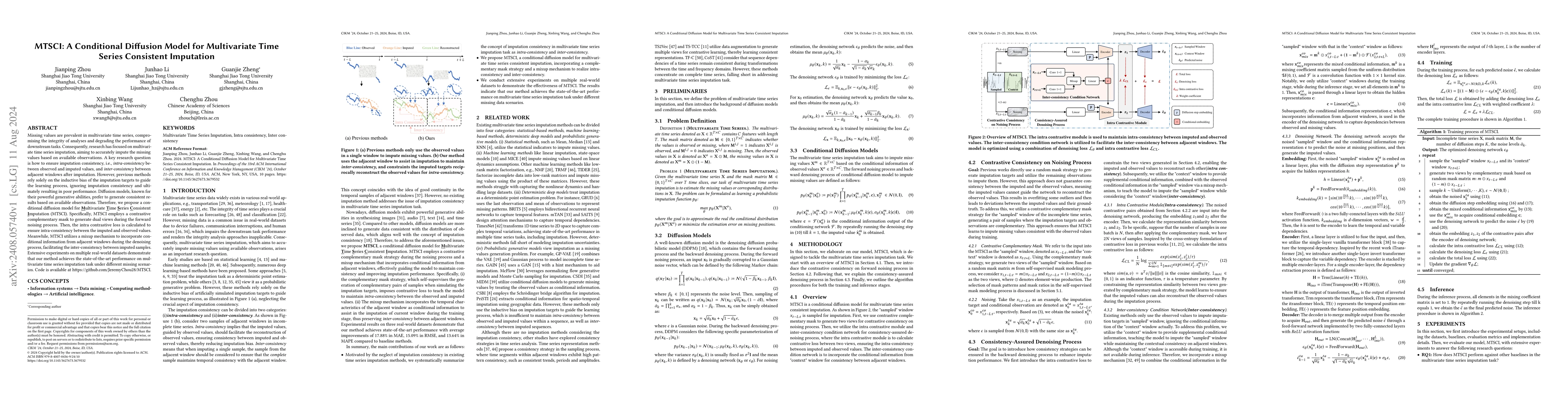 Thumbnail for MTSCI: A Conditional Diffusion Model for Multivariate Time Series
  Consistent Imputation
