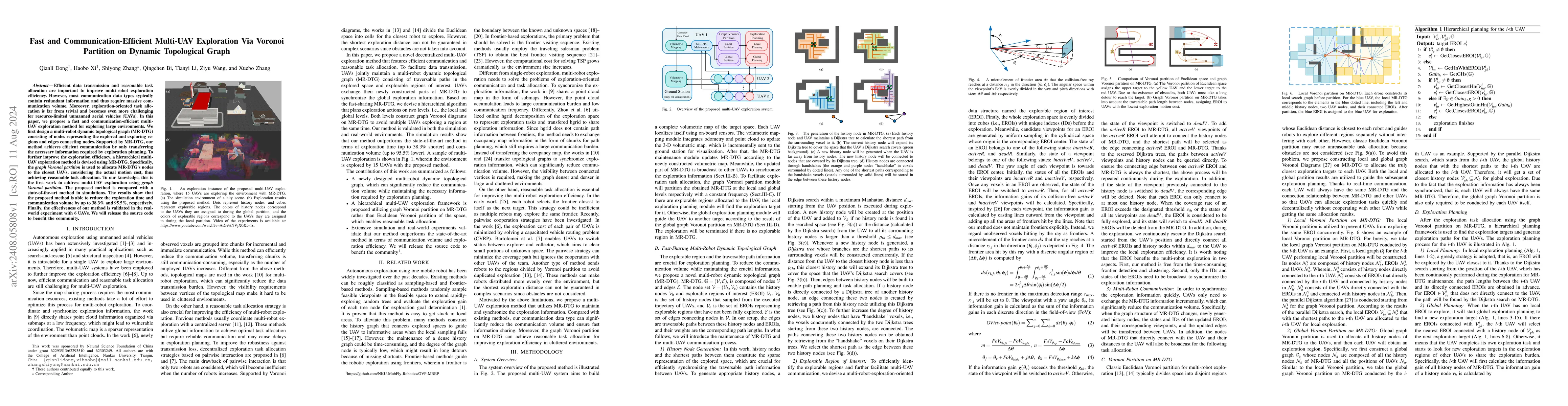 Thumbnail for Fast and Communication-Efficient Multi-UAV Exploration Via Voronoi
  Partition on Dynamic Topological Graph