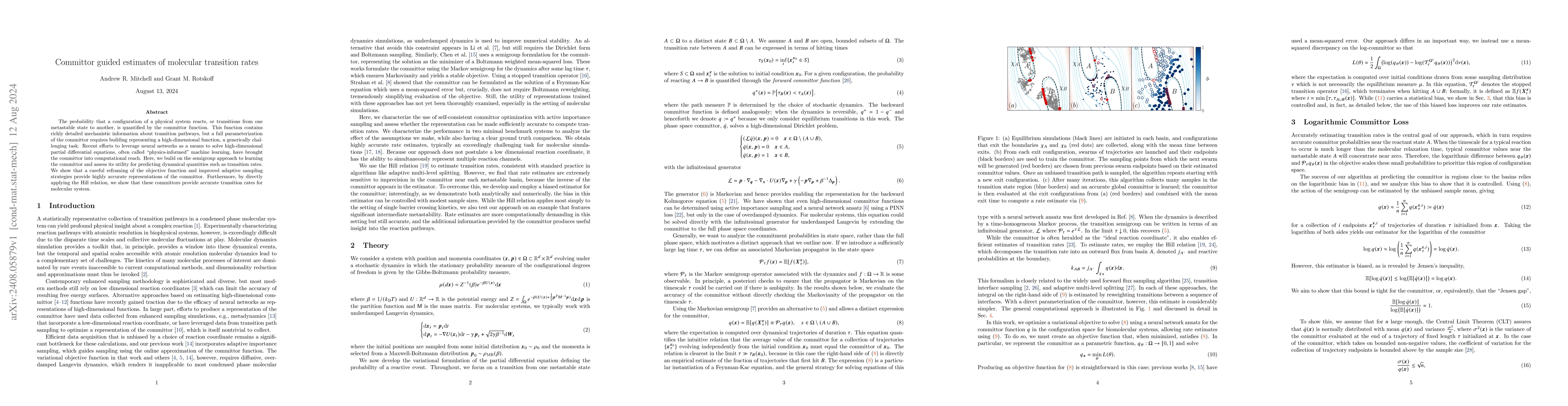 Thumbnail for Committor guided estimates of molecular transition rates