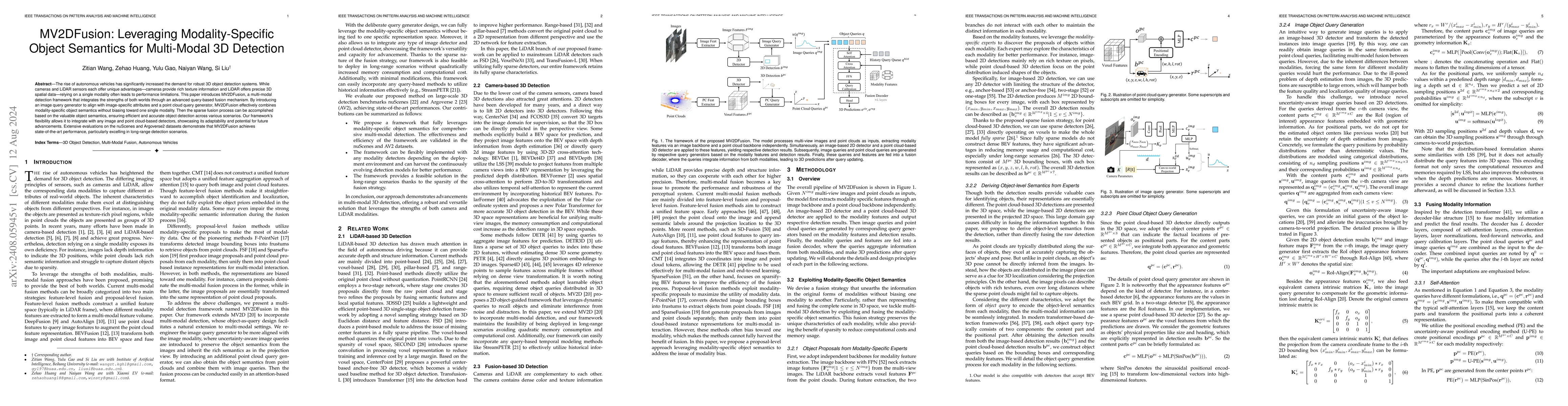 Thumbnail for MV2DFusion: Leveraging Modality-Specific Object Semantics for
  Multi-Modal 3D Detection
